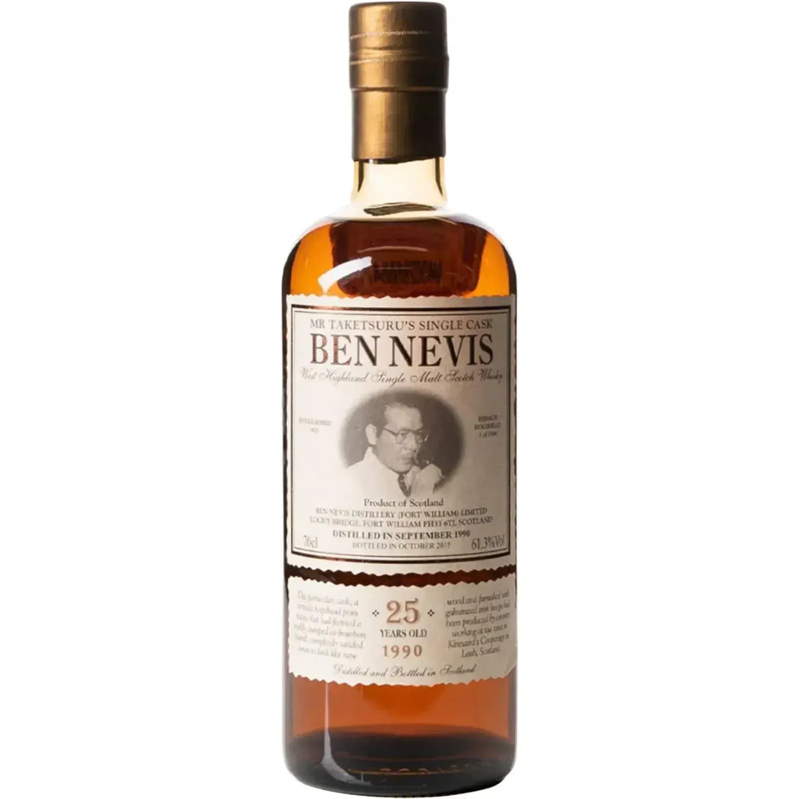 Ben Nevis 25 Years Old 1990 Mr Taketsuru'S Single Cask Nr.1