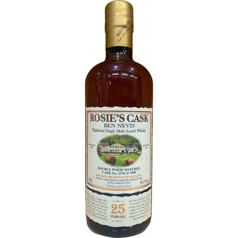 Ben Nevis 25 Years Old 1990 Rosie'S Cask Nr.1370