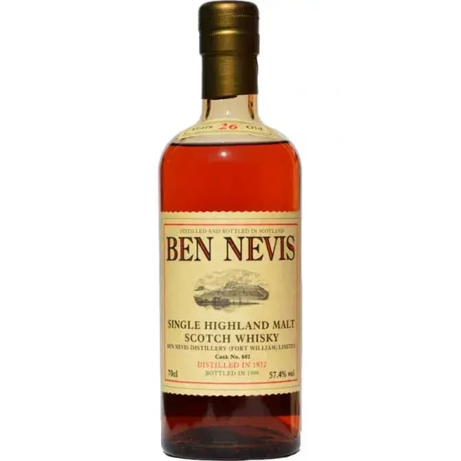 Ben Nevis 26 Years Old 1972 Cask Nr.601