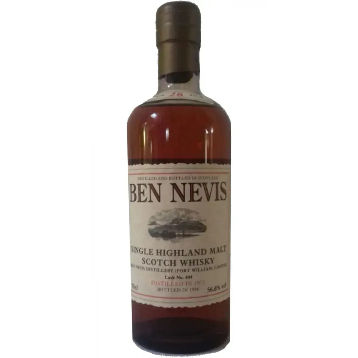 Ben Nevis 26 Years Old 1972 Fort William Limited Cask Nr.604