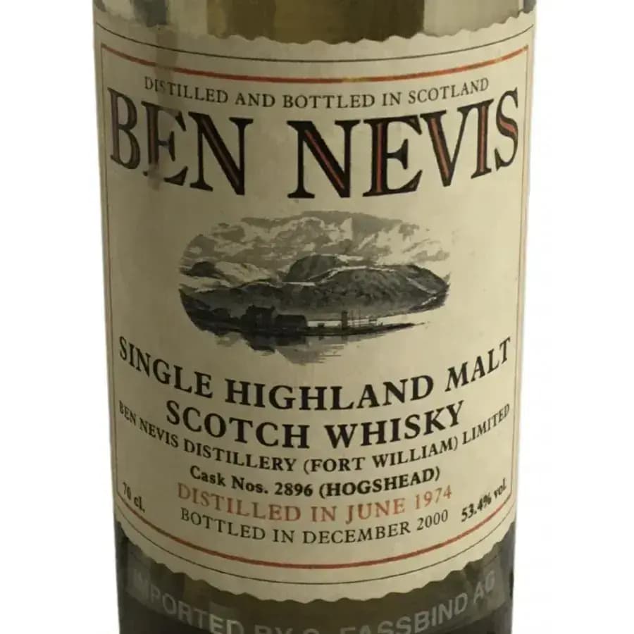 Ben Nevis 26 Years Old 1974 Cask Nr.2896