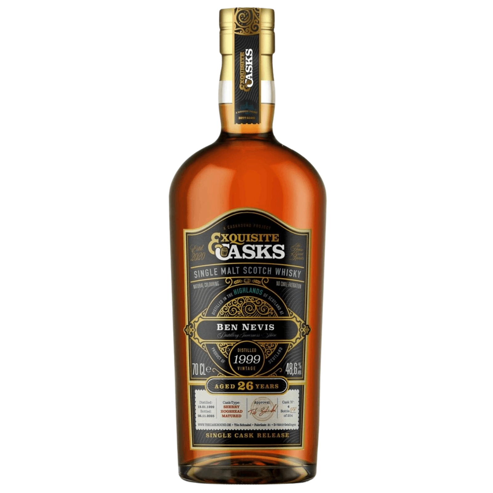 Ben Nevis 26 Years Old 1999 The Caskhound