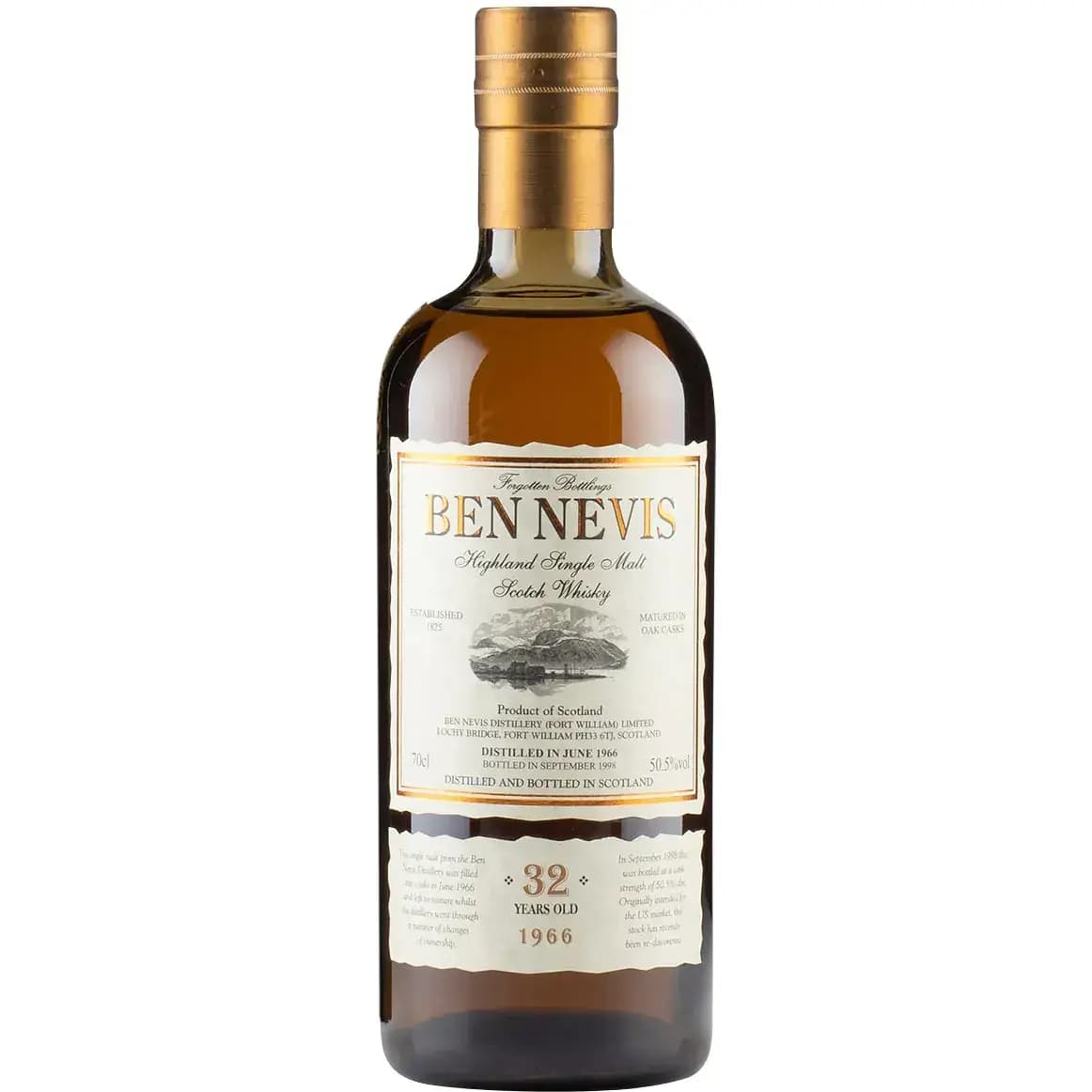 Ben Nevis 32 Years Old 1966 Forgotten Bottlings