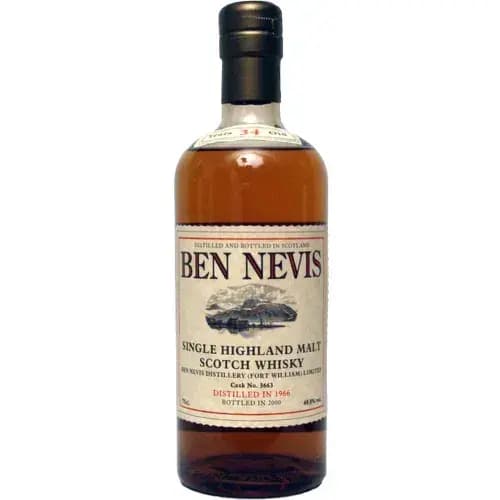 Ben Nevis 34 Years Old 1966 Fort William Limited Cask Nr.3663