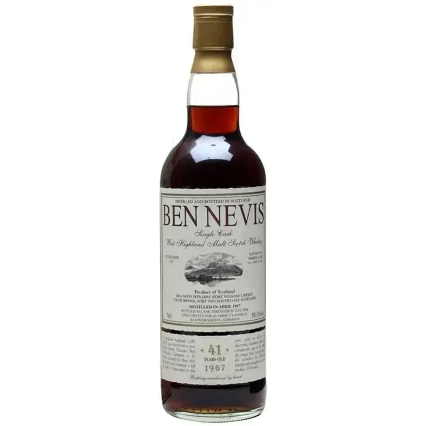 Ben Nevis 41 Years Old 1967 Cask Nr.1280