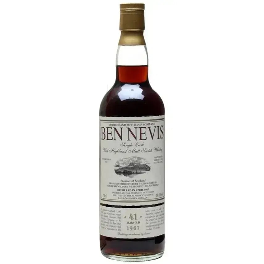 Ben Nevis 41 Years Old 1967 Cask Nr.1280