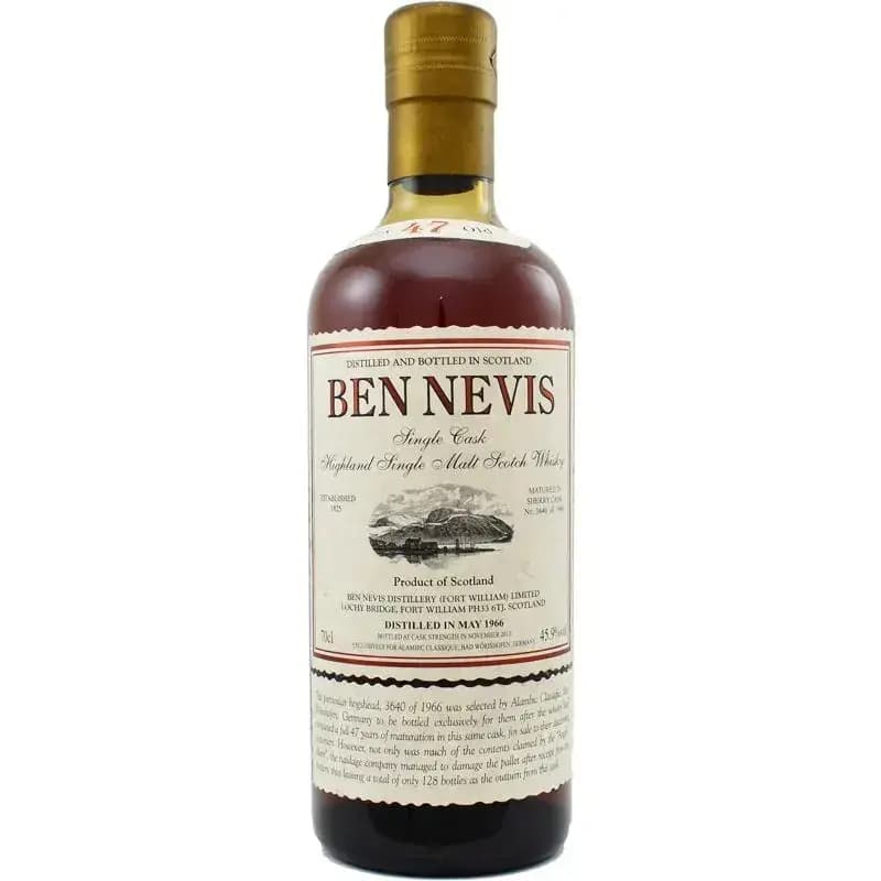 Ben Nevis 47 Years Old 1966 Cask Nr.3640