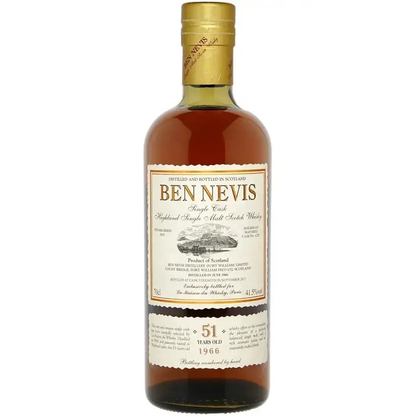 Ben Nevis 51 Years Old 1966 Single Cask Nr.4278