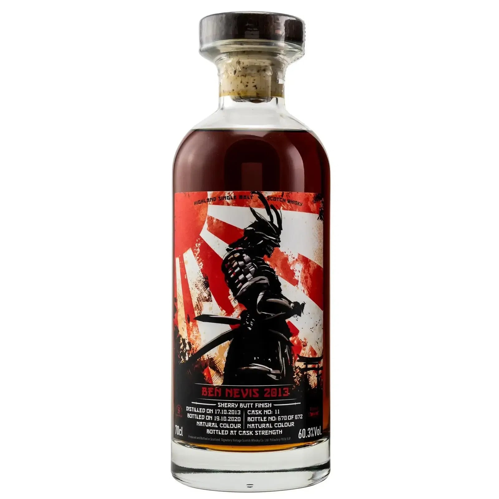 Ben Nevis 7 Years Old 2013 Samurai Signatory Vintage 11