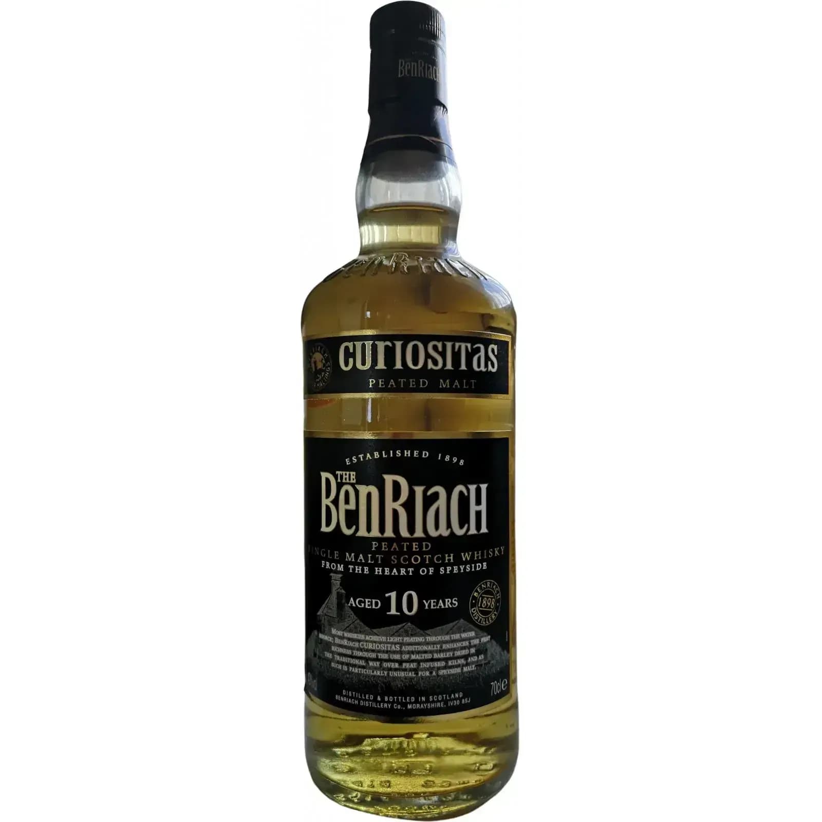 BenRiach 10 Years Old Curiositas - Peated Malt
