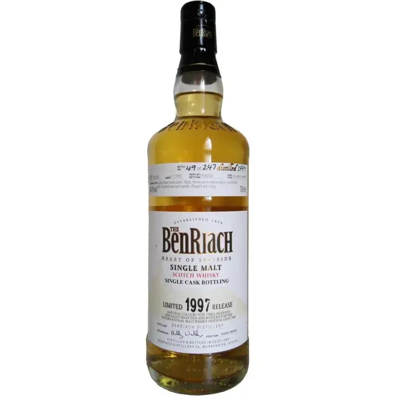 BenRiach 11 Years Old 1997 Single Cask Bottling Cask Nr.83038