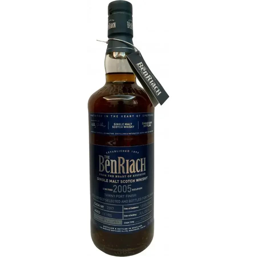 BenRiach 11 Years Old 2005 Single Cask Bottling Cask Nr.2397