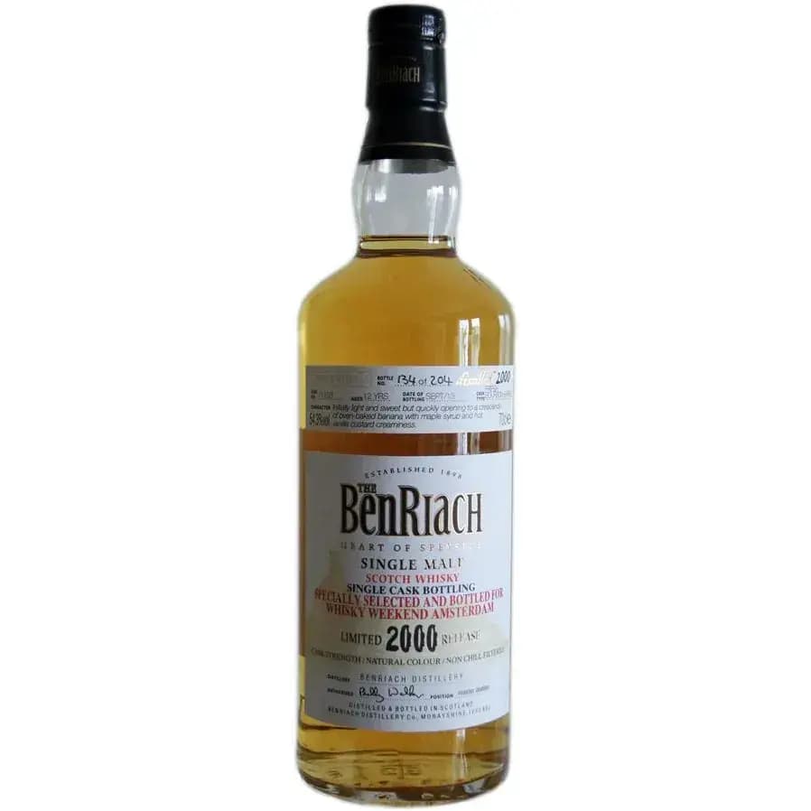 BenRiach 12 Years Old 2000 For Whisky Weekend Amsterdam 2014 Cask Nr.71103