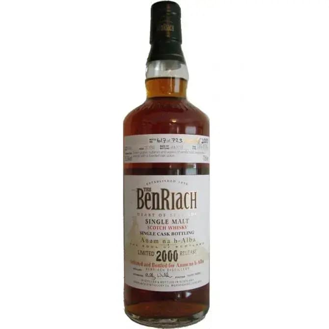 BenRiach 12 Years Old 2000 Single Cask Bottling Cask Nr.4233