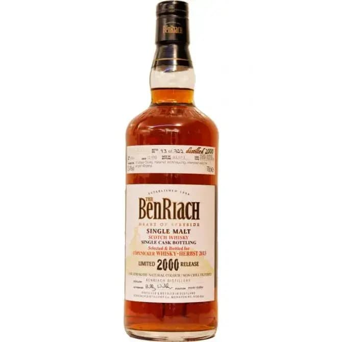 BenRiach 12 Years Old 2000 Single Cask Bottling Cask Nr.4234