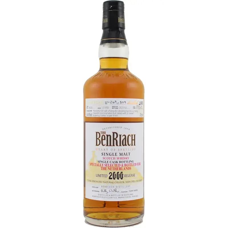 BenRiach 12 Years Old 2000 Single Cask Bottling Cask Nr.9030