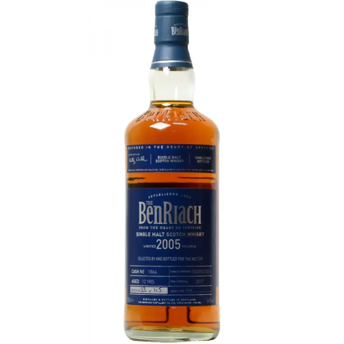 BenRiach 12 Years Old 2005 Limited Release Cask Nr.1864