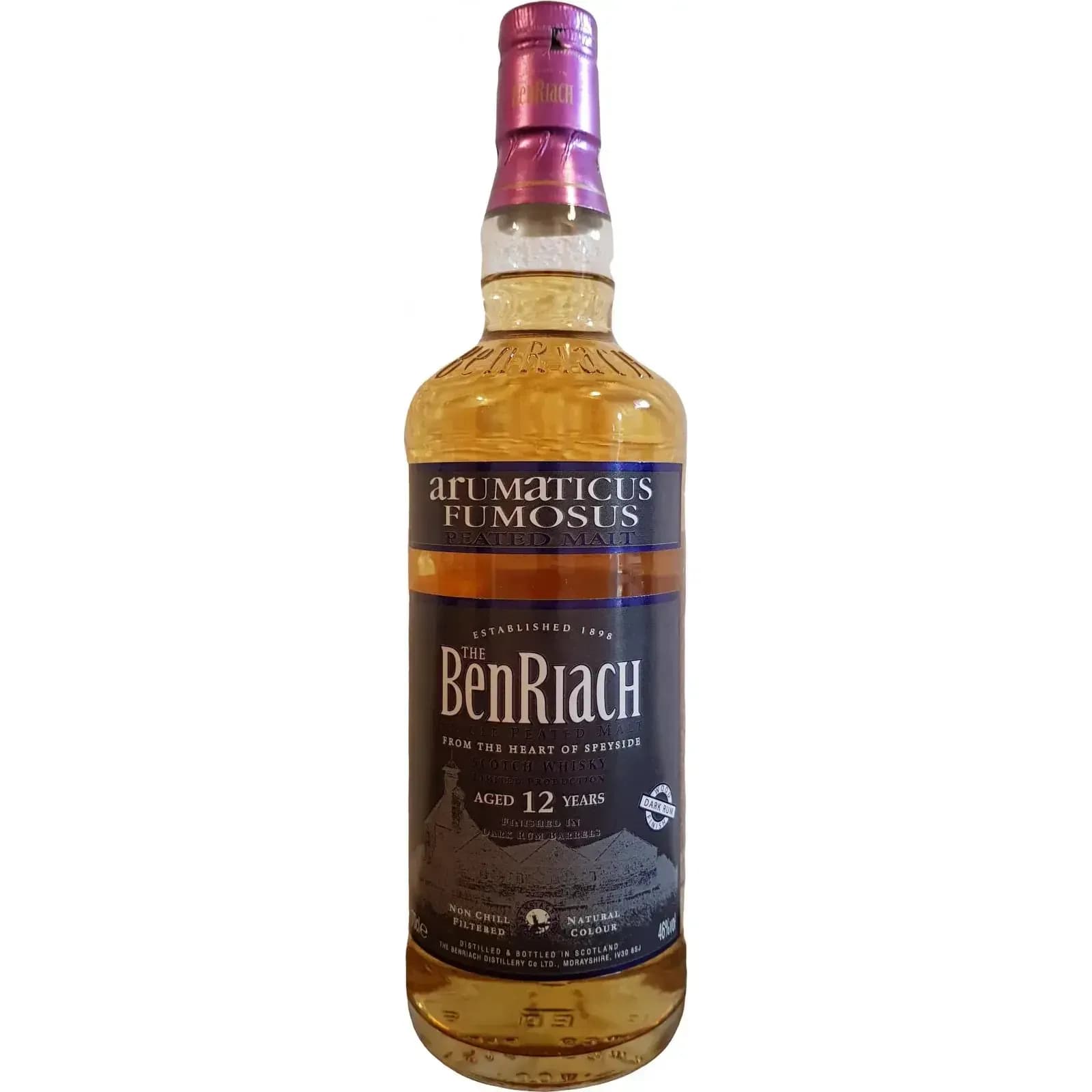 BenRiach 12 Years Old Arumaticus Fumosus - Peated Malt