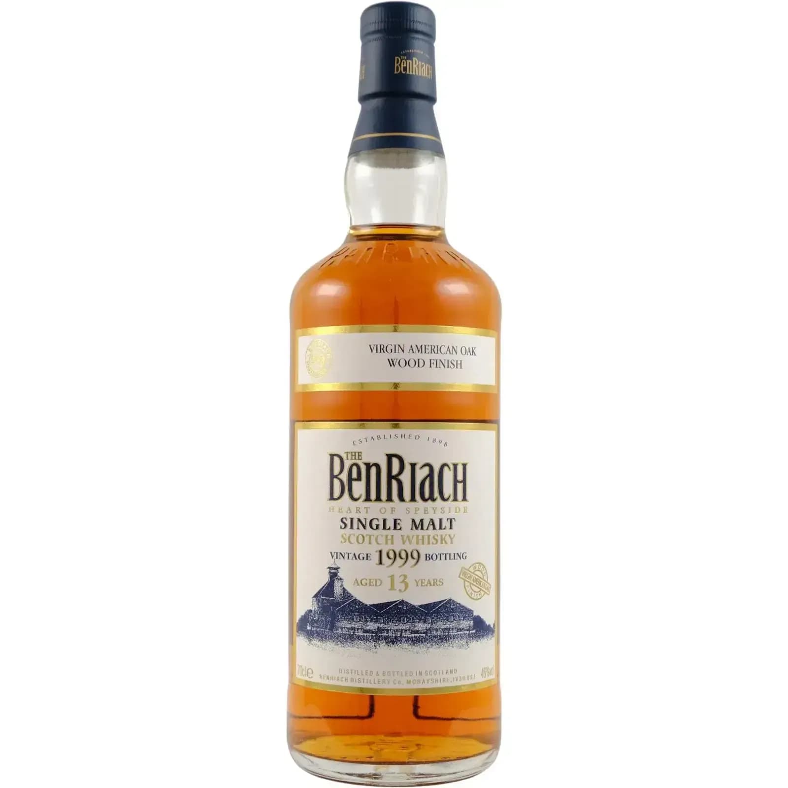 BenRiach 13 Years Old 1999 Virgin American Oak Wood Finish