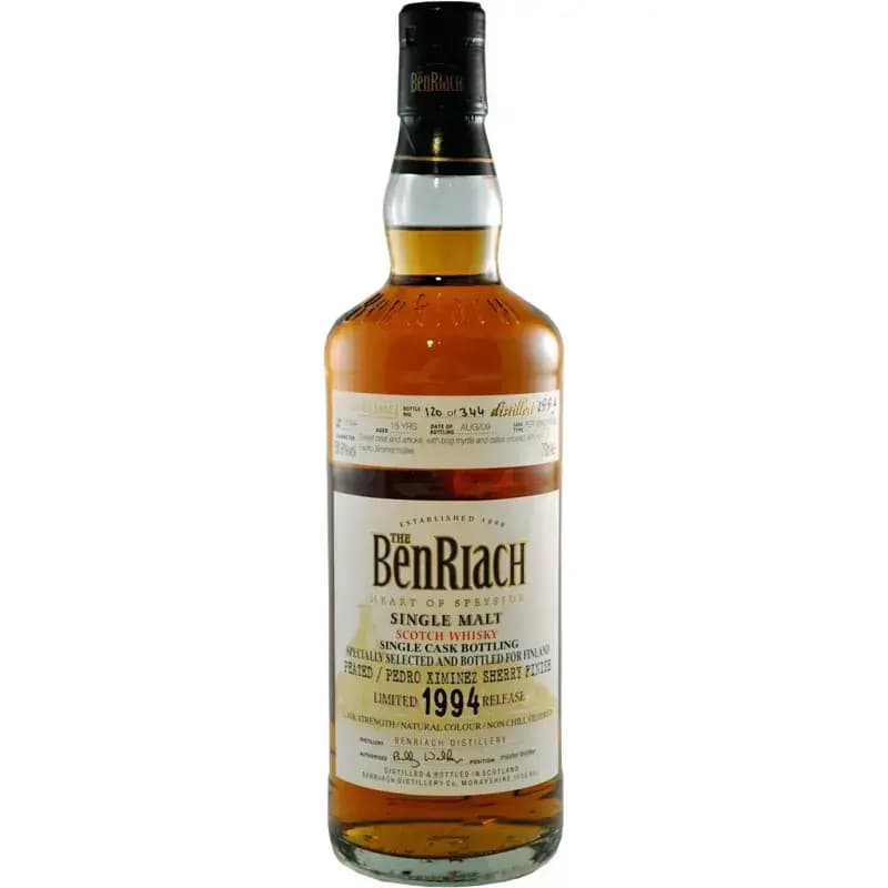 BenRiach 15 Years Old 1994 For Finland Cask Nr.2994