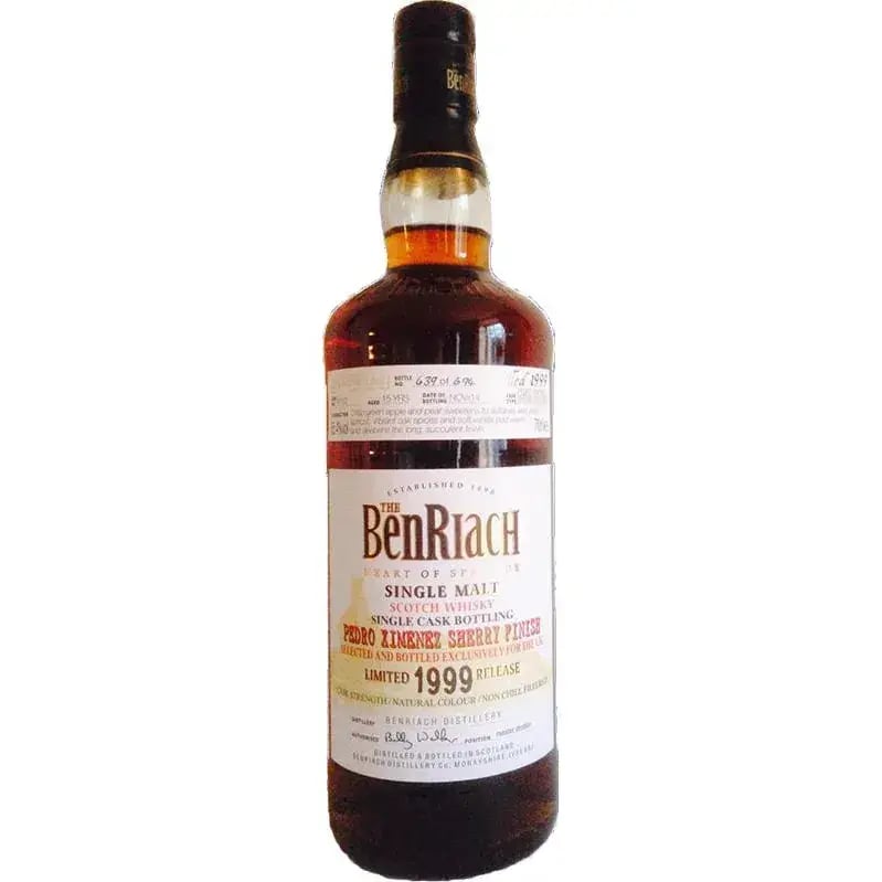 BenRiach 15 Years Old 1999 Single Cask Bottling Cask Nr.9150