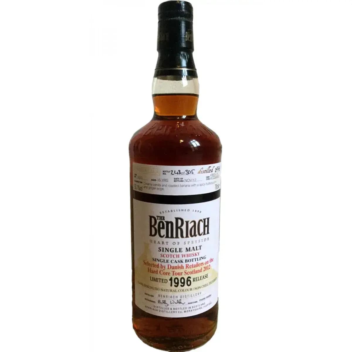 BenRiach 16 Years Old 1996 Cask Nr.5610