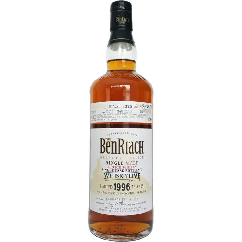 BenRiach 16 Years Old 1996 Single Cask Bottling Cask Nr.2787
