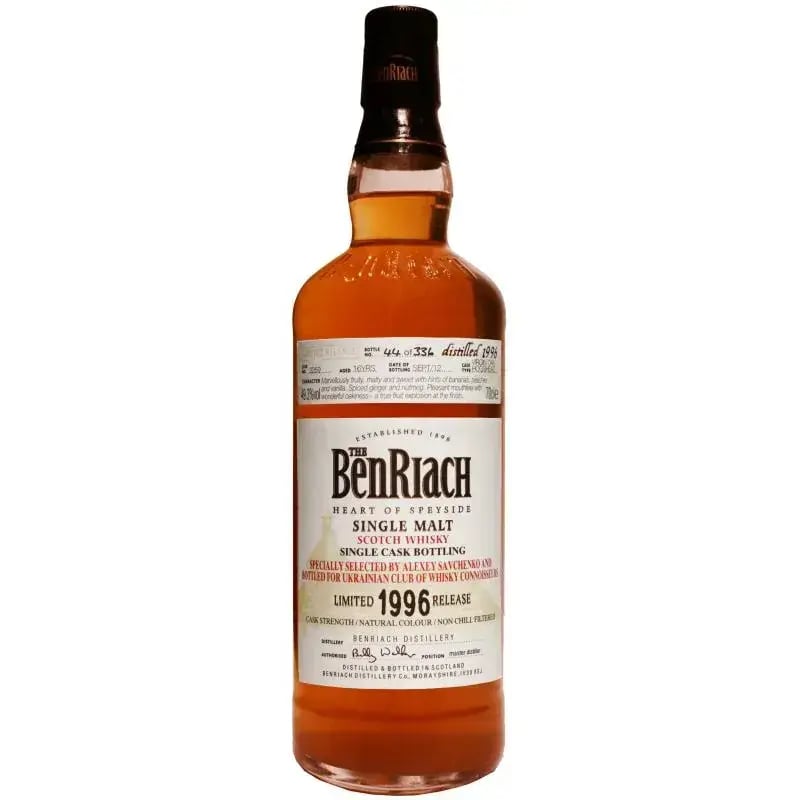 BenRiach 16 Years Old 1996 Single Cask Bottling Cask Nr.3269