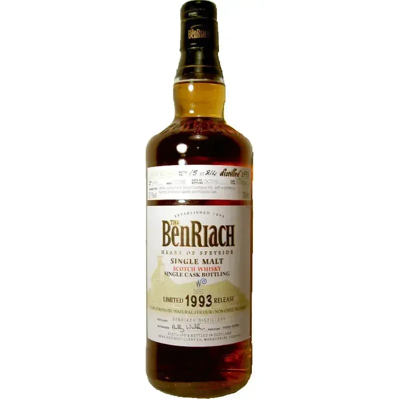 BenRiach 17 Years Old 1993 For Widder Hotel Zürich Cask Nr.7416