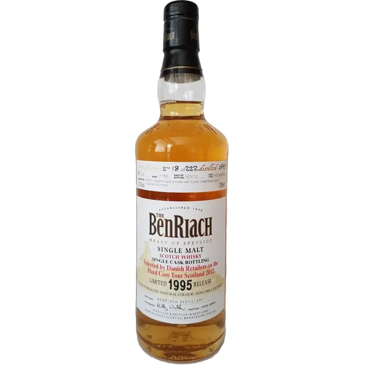 BenRiach 17 Years Old 1995 Single Cask Nr.3928