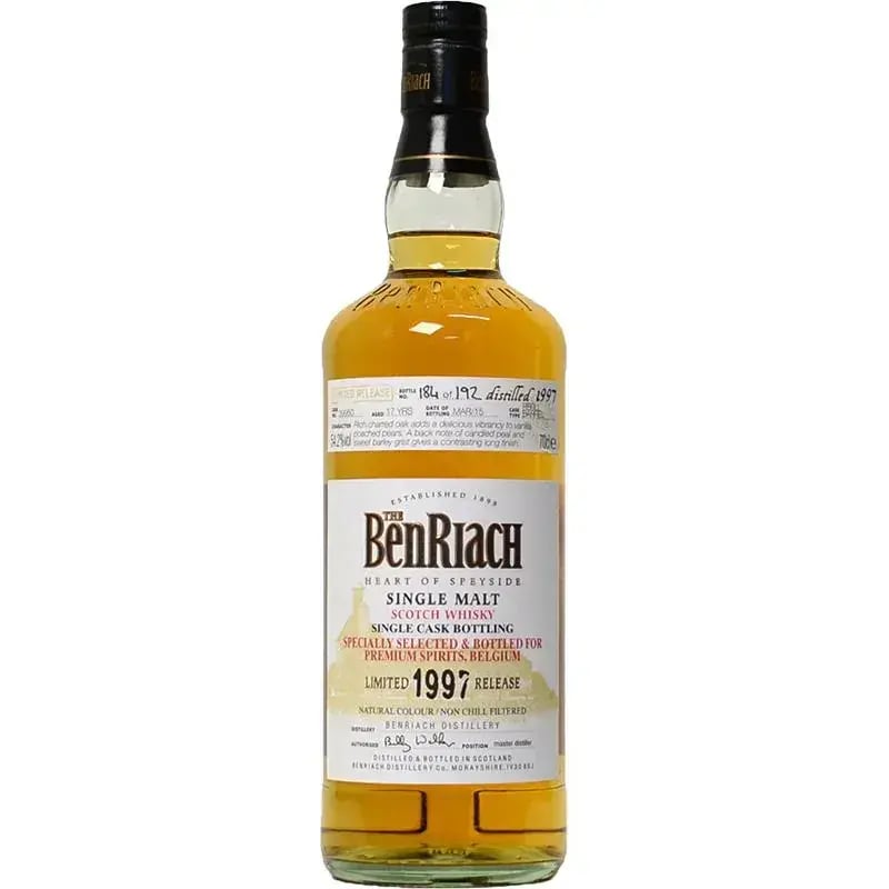 BenRiach 17 Years Old 1997 Single Cask Bottling Cask Nr.39950