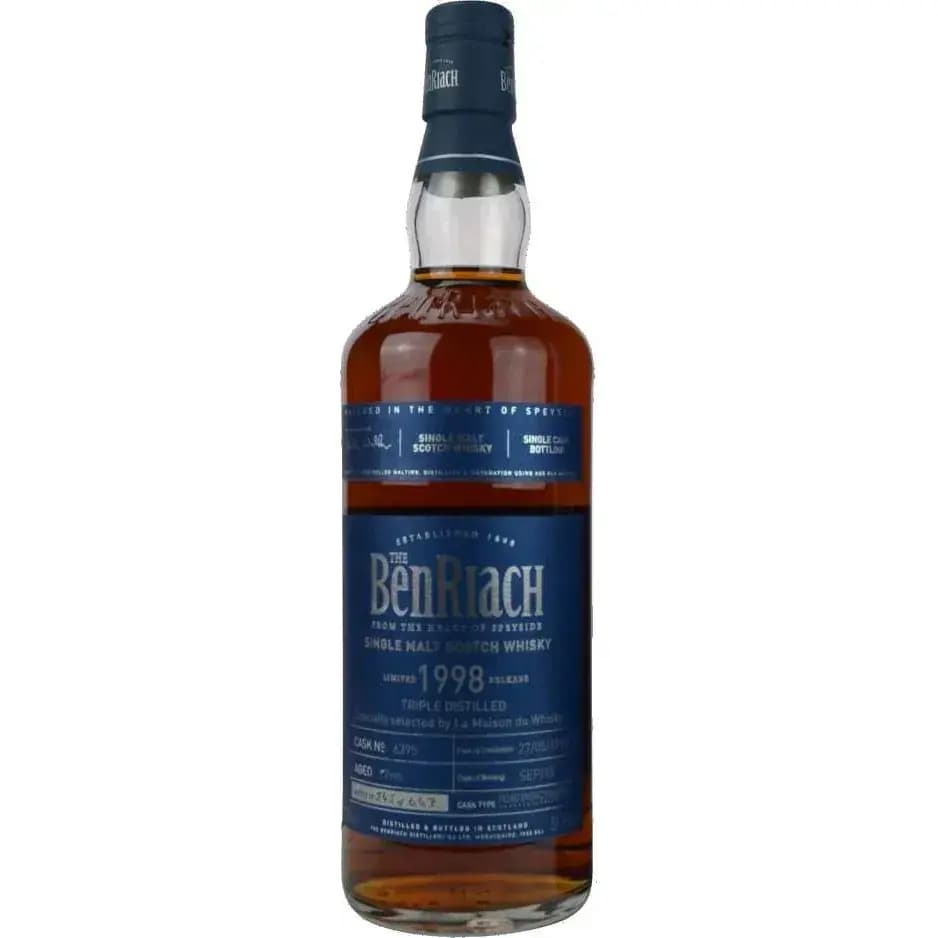 BenRiach 17 Years Old 1998 Triple Distilled Single Cask Bottling Cask Nr.6395