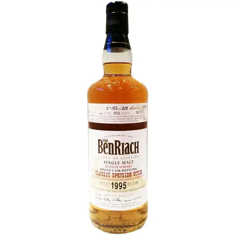 BenRiach 18 Years Old 1995 Single Cask Bottling Cask Nr.182044