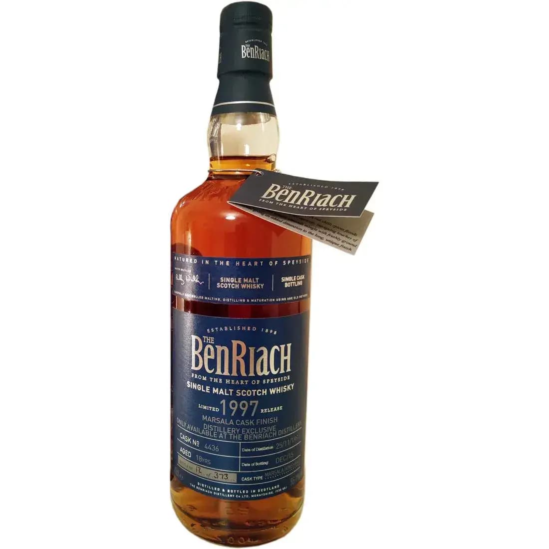 BenRiach 18 Years Old 1997 Distillery Exclusive Cask Nr.4436