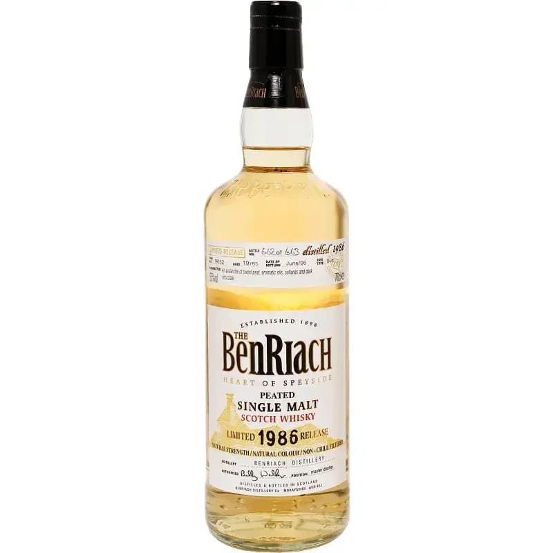 BenRiach 19 Years Old 1986 Peated Single Cask Bottling - Batch 3 Cask Nr.9632