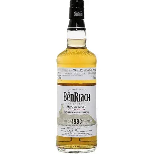 BenRiach 19 Years Old 1990 Single Cask Bottling - Batch 6 Cask Nr.970