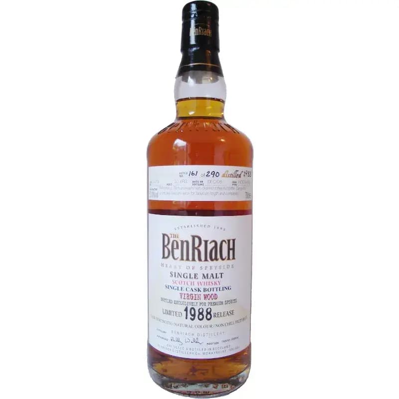 BenRiach 20 Years Old 1988 For Premium Spirits Belgium Cask Nr.4019