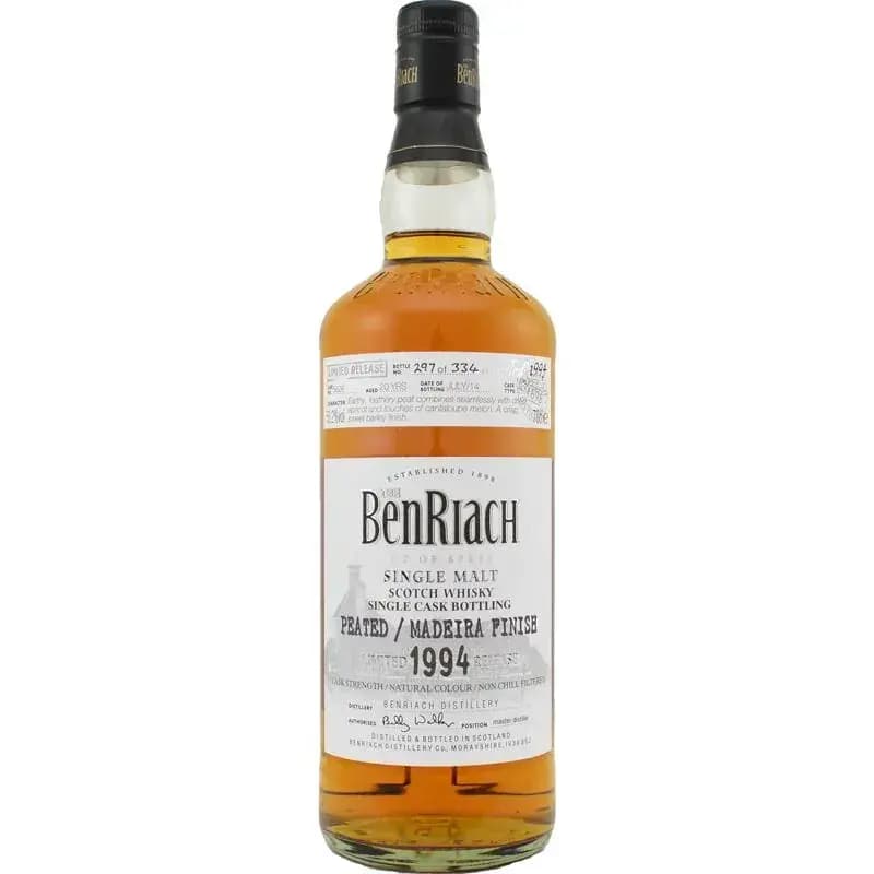 BenRiach 20 Years Old 1994 Peated Single Cask Bottling - Batch 11 Cask Nr.5626