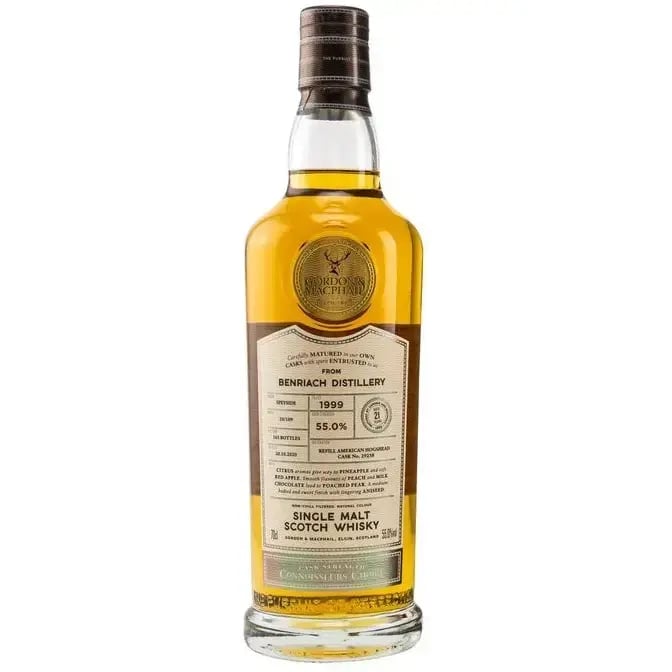 Benriach 21 Years Old 1999 Connoisseirs Choice Cask Strength Gordon & MacPhail 29258