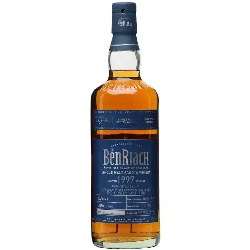 BenRiach 22 Years Old 1997 Cask Bottling Cask Nr.15056