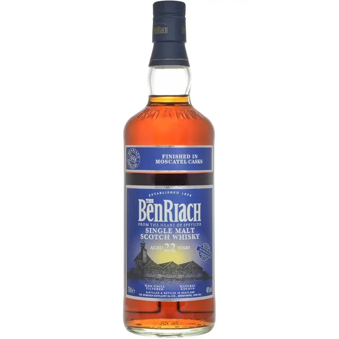 BenRiach 22 Years Old Moscatel Wood Finish Series