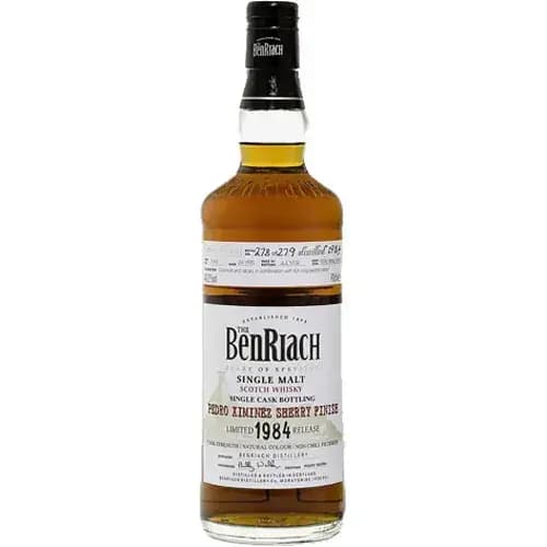 BenRiach 24 Years Old 1984 Single Cask Bottling - Batch 6 Cask Nr.1048