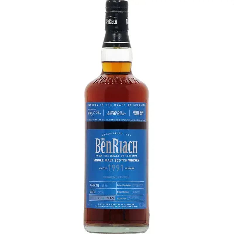 BenRiach 24 Years Old 1991 Single Cask Bottling - Batch 13 Cask Nr.6896