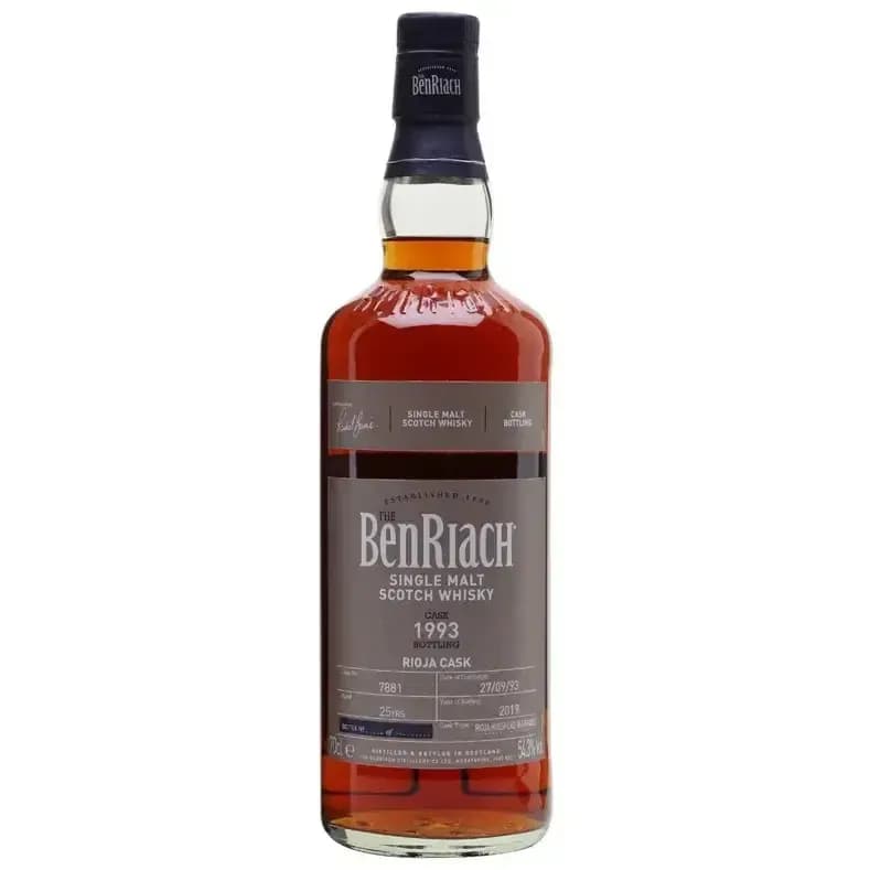 BenRiach 25 Years Old 1993 Single Cask Bottling - Batch 16 Cask Nr.7881