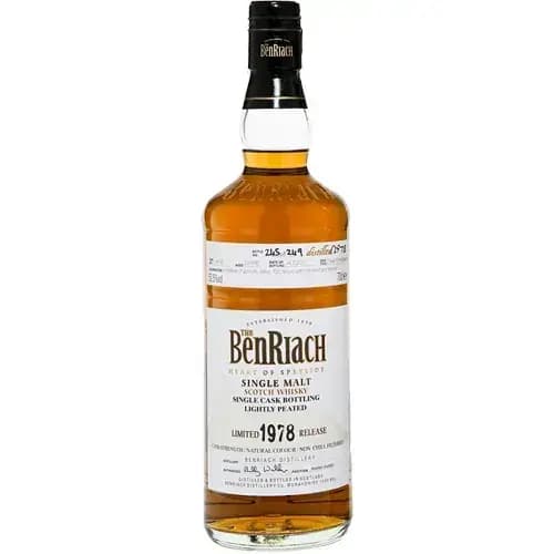 BenRiach 29 Years Old 1978 Peated Single Cask Bottling - Batch 4 Cask Nr.4416
