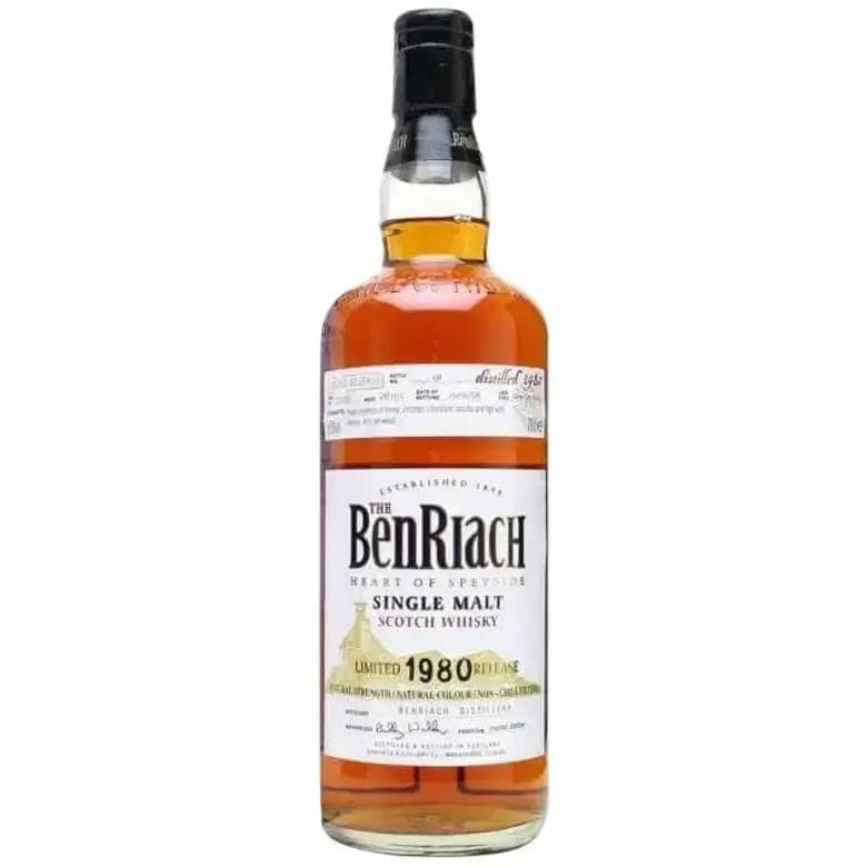 BenRiach 29 Years Old 1980 Single Cask Bottling Cask Nr.12