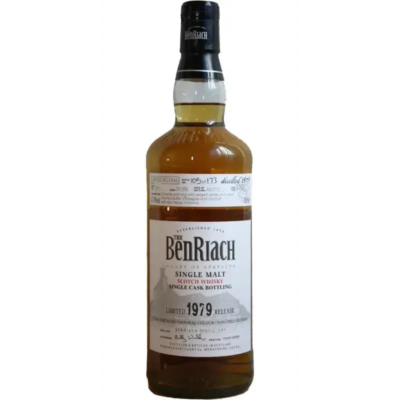 BenRiach 30 Years Old 1979 Single Cask Bottling - Batch 7 Cask Nr.7511