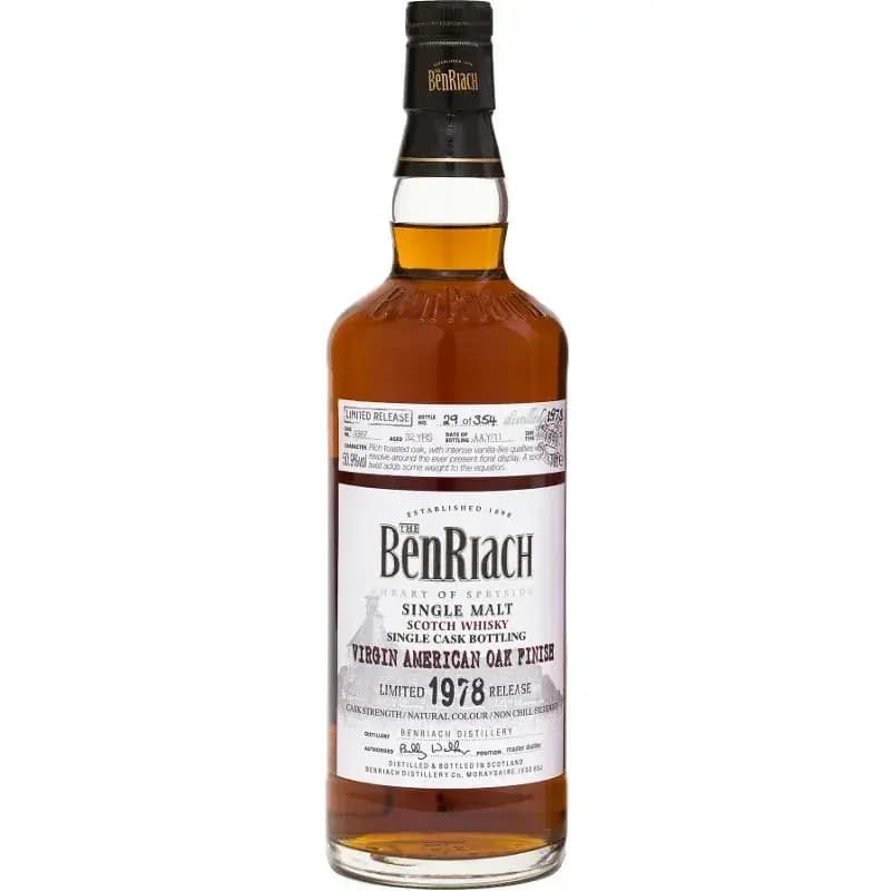 BenRiach 32 Years Old 1978 Single Cask Bottling - Batch 8 Cask Nr.4387