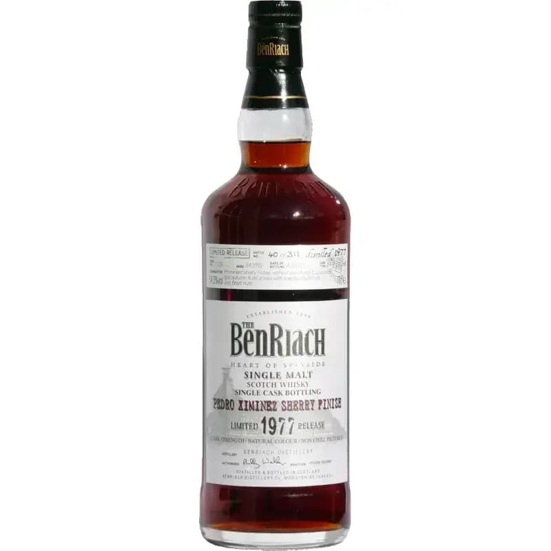 BenRiach 34 Years Old 1977 Single Cask Bottling - Batch 8 Cask Nr.1034
