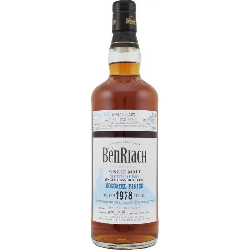 BenRiach 35 Years Old 1978 Single Cask Bottling - Batch 10 Cask Nr.1047